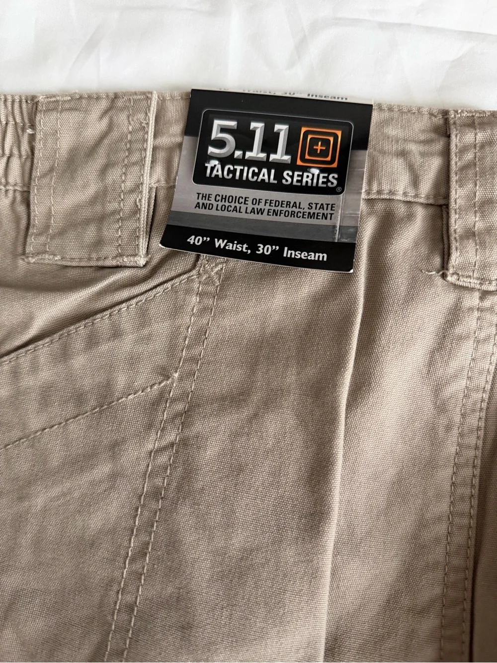 5.11 Tactical Khaki Tactical Pants with Utility Pockets 40/30